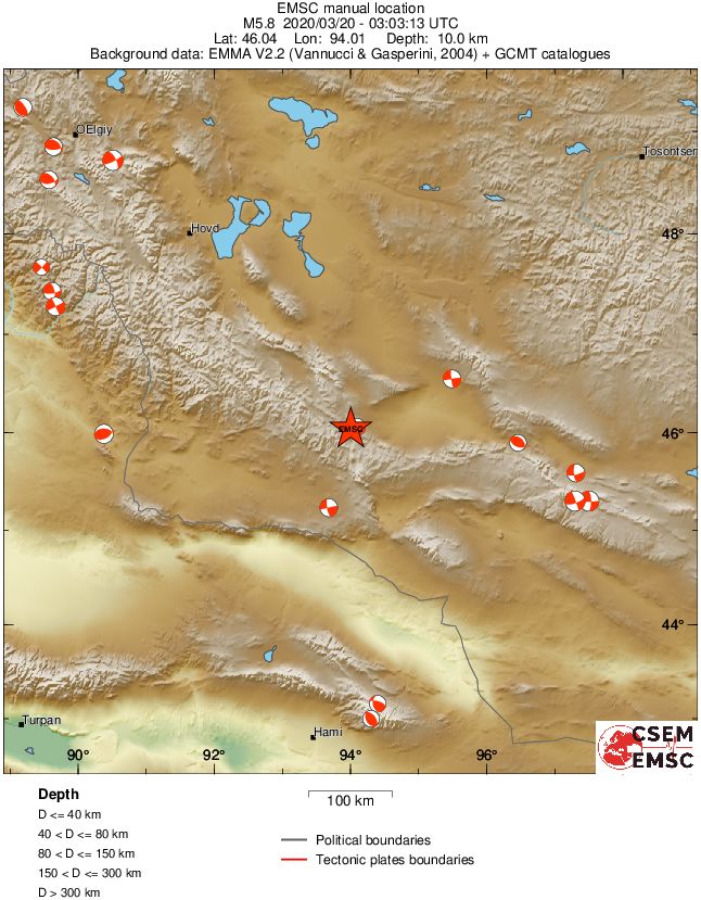 Regional moment Tensor