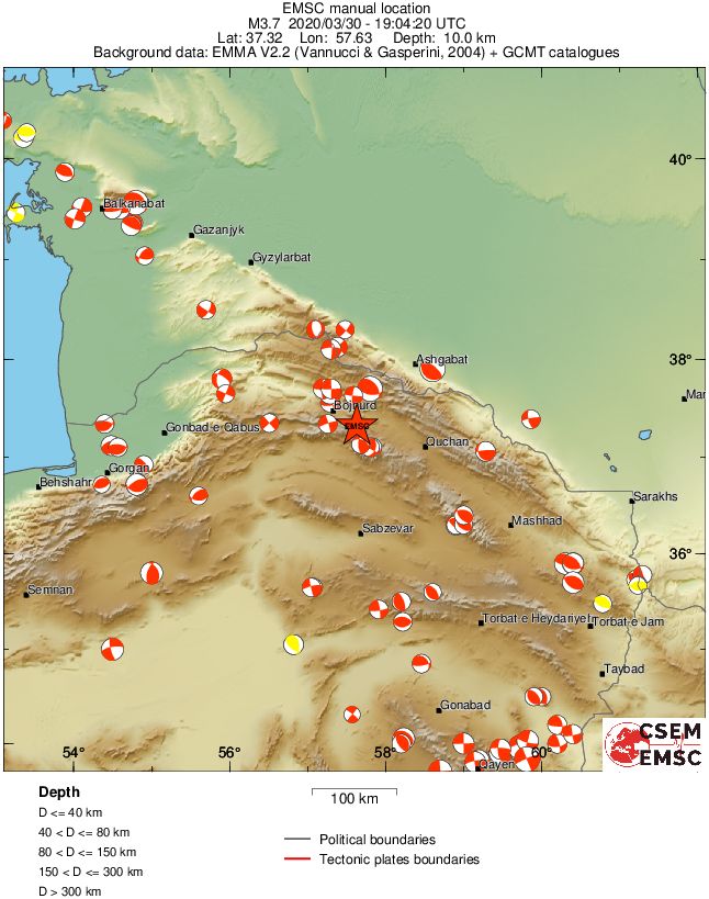 Regional moment Tensor