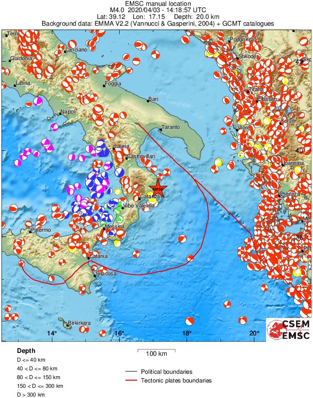 Regional moment Tensor
