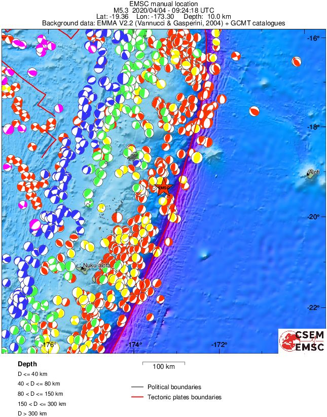 Regional moment Tensor