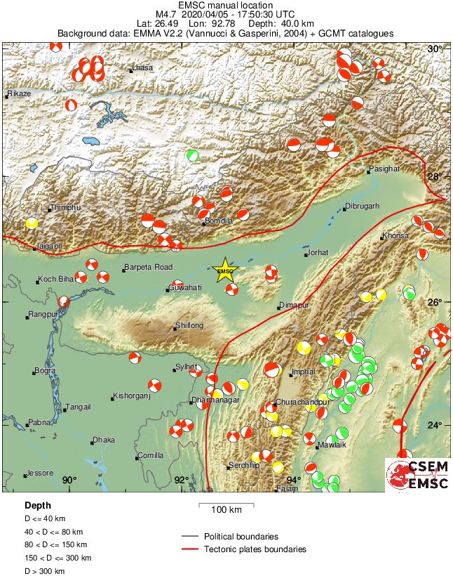 Regional moment Tensor