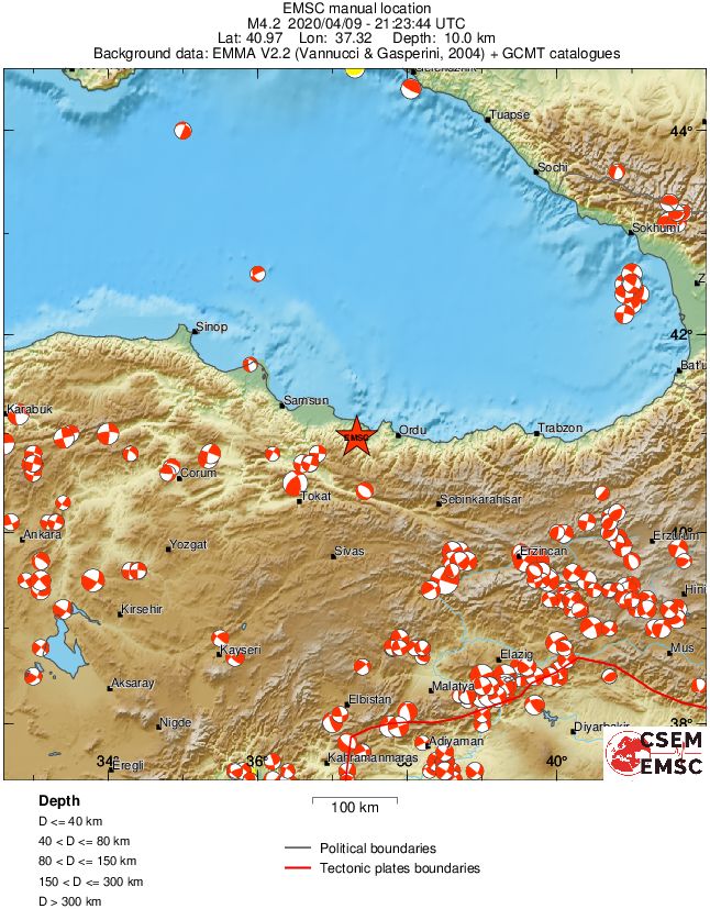 Regional moment Tensor