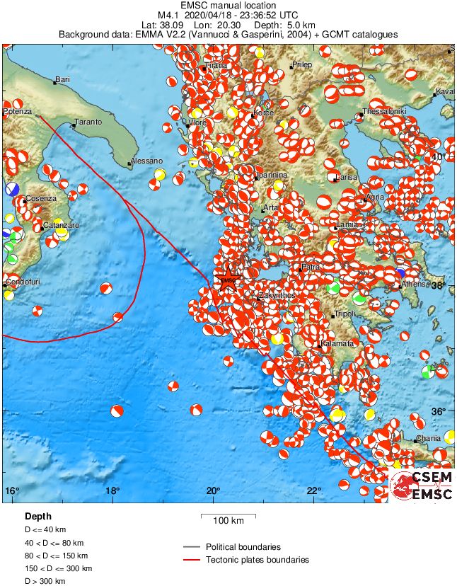Regional moment Tensor