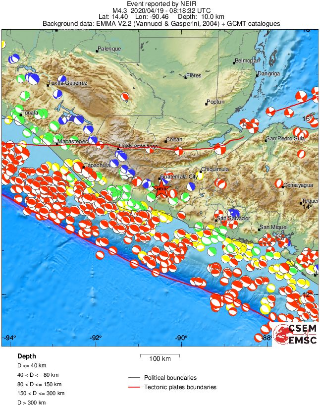 Regional moment Tensor