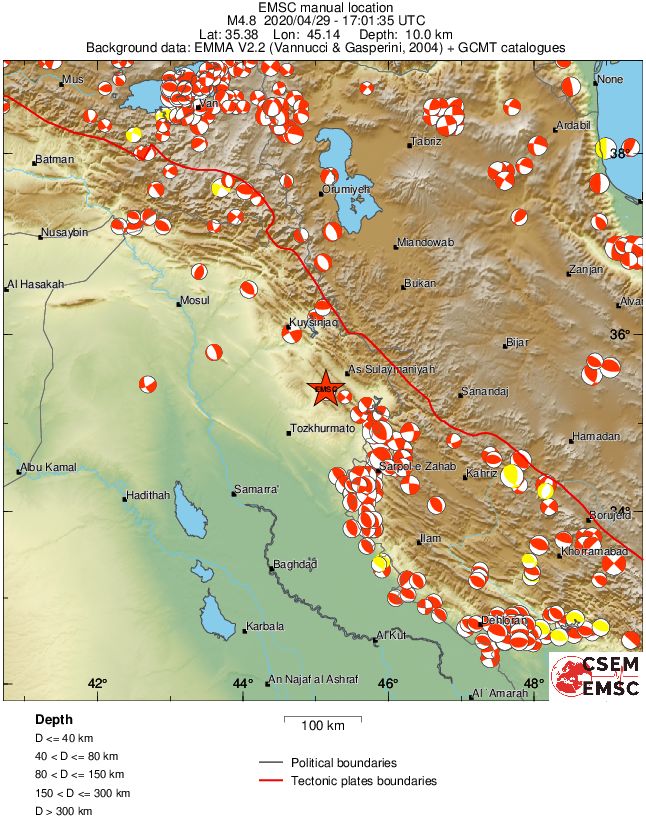 Regional moment Tensor