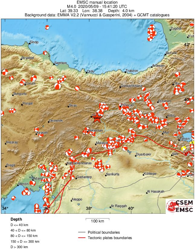 Regional moment Tensor