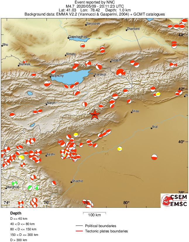 Regional moment Tensor