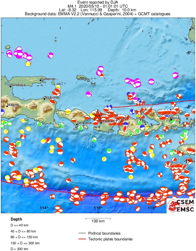 Regional moment Tensor