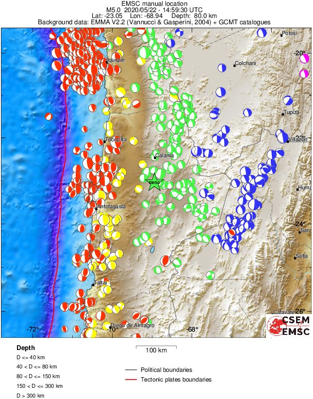 Regional moment Tensor