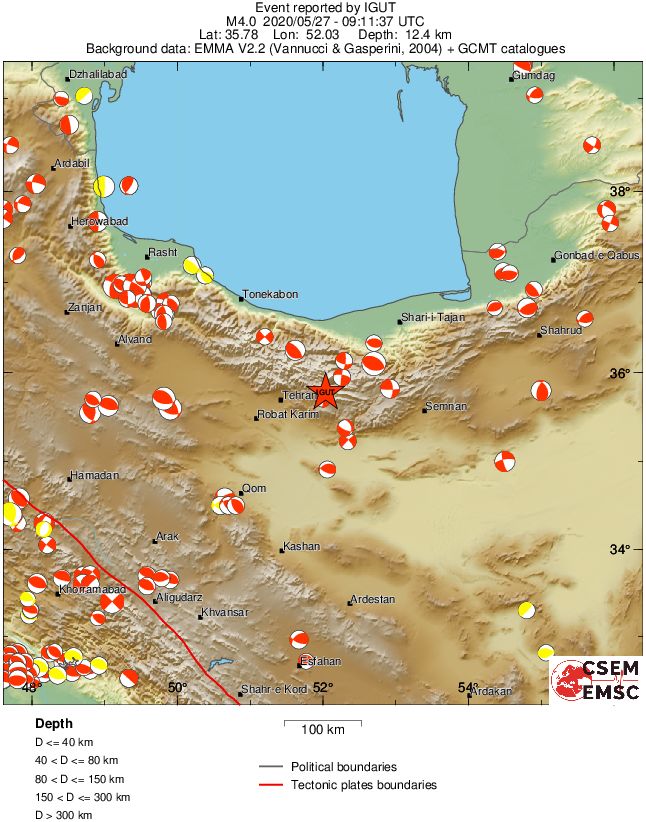Regional moment Tensor