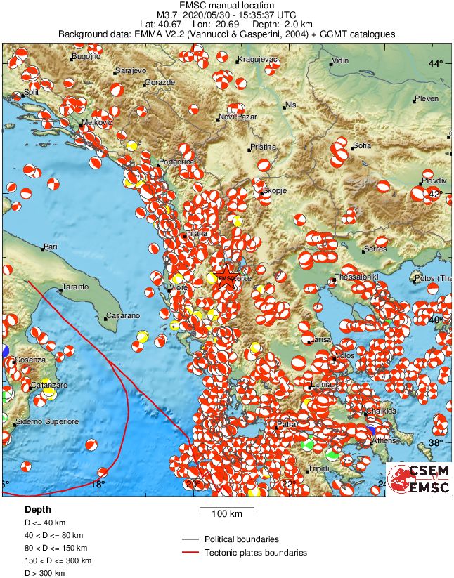 Regional moment Tensor