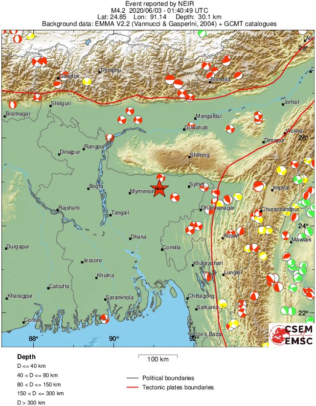 Regional moment Tensor