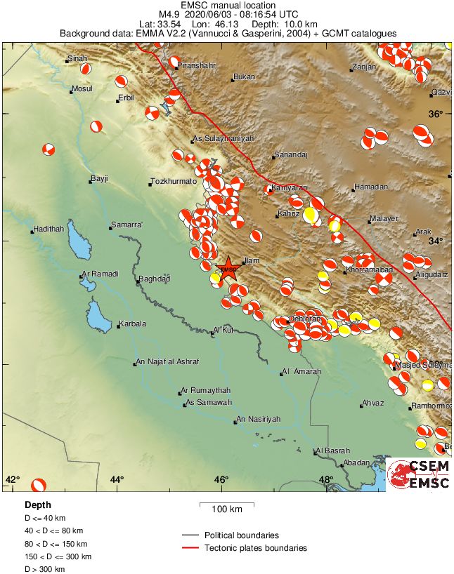 Regional moment Tensor