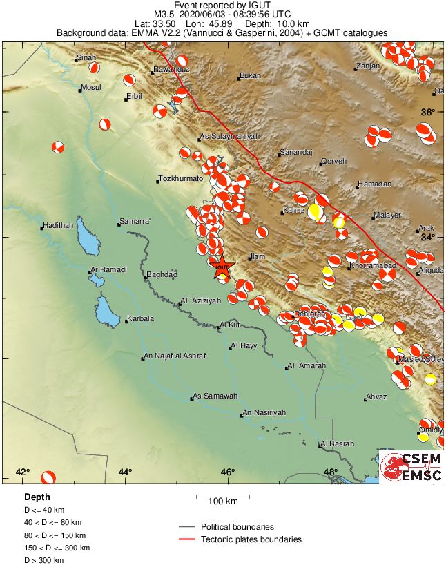 Regional moment Tensor