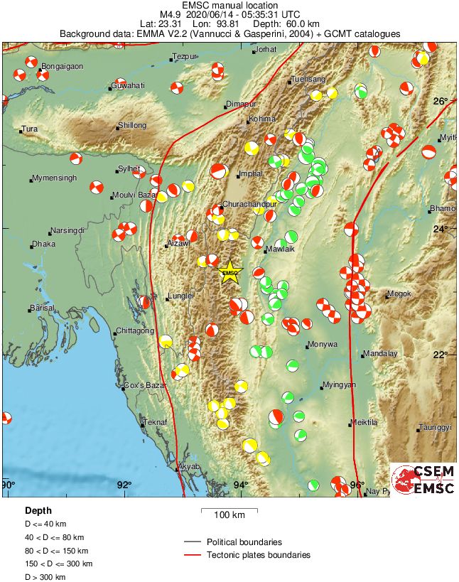 Regional moment Tensor