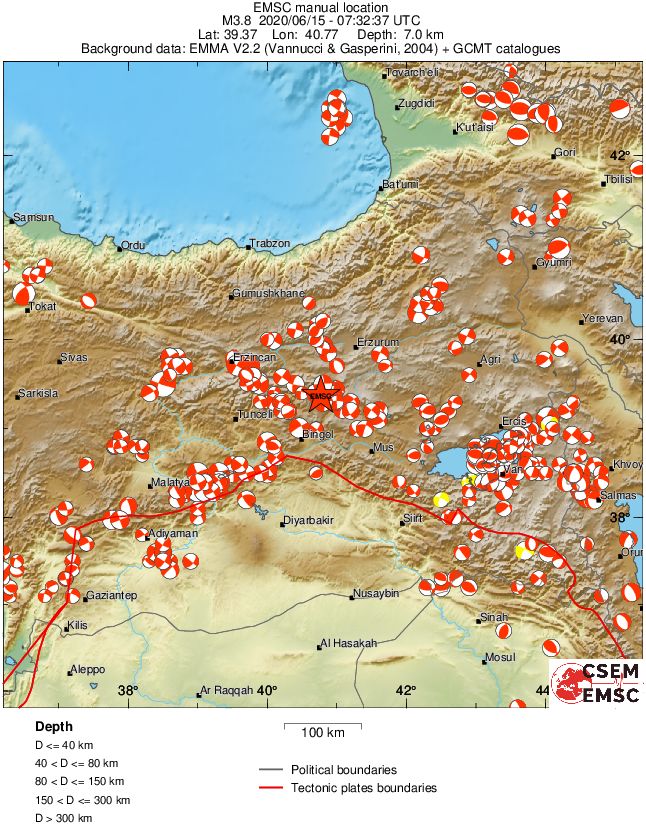 Regional moment Tensor