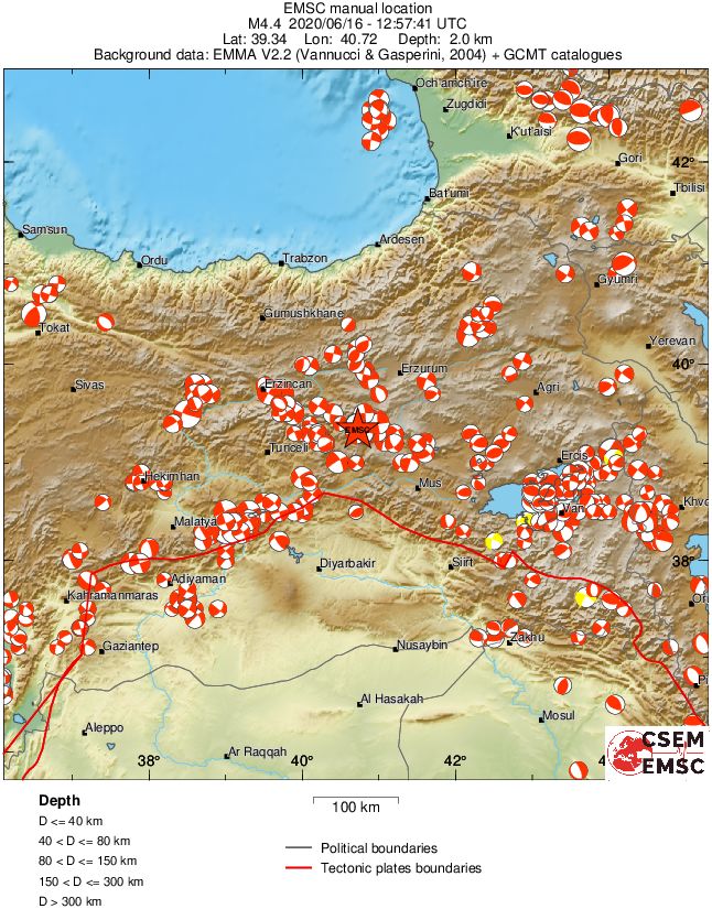 Regional moment Tensor