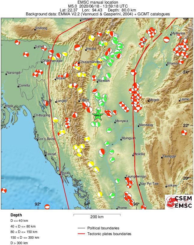 Regional moment Tensor