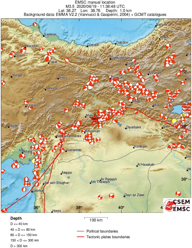 Regional moment Tensor