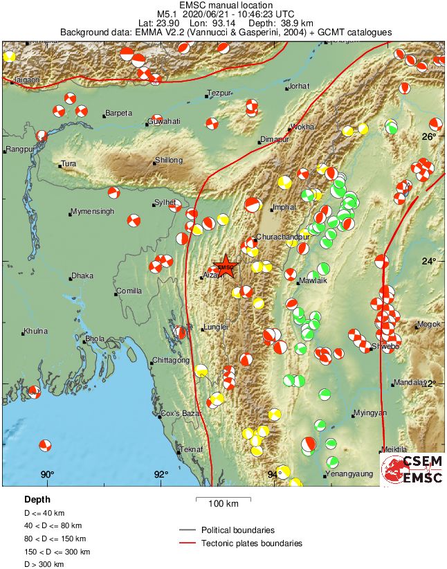 Regional moment Tensor
