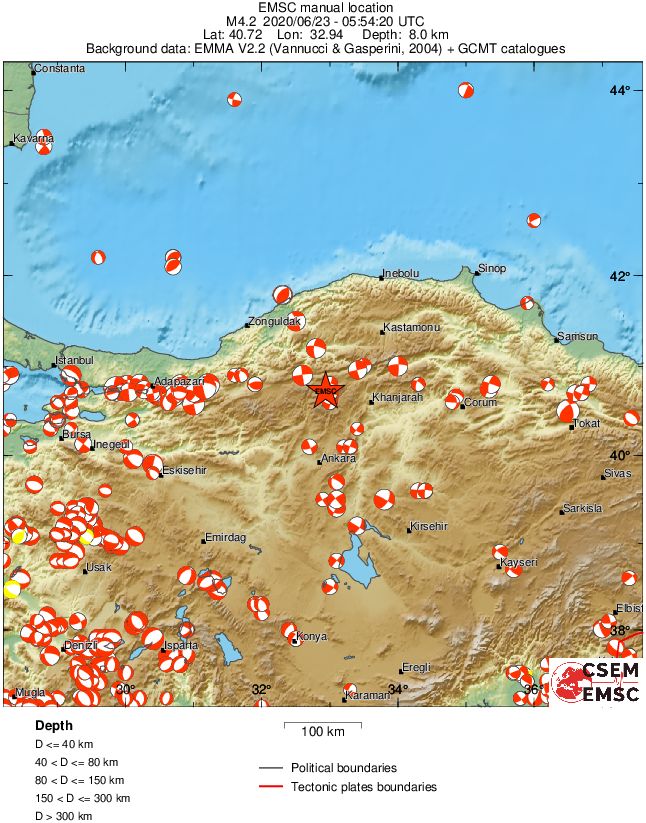 Regional moment Tensor