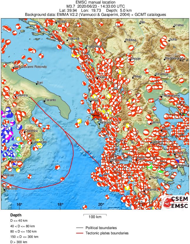 Regional moment Tensor