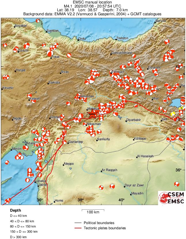 Regional moment Tensor