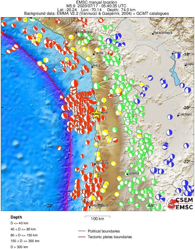 Regional moment Tensor