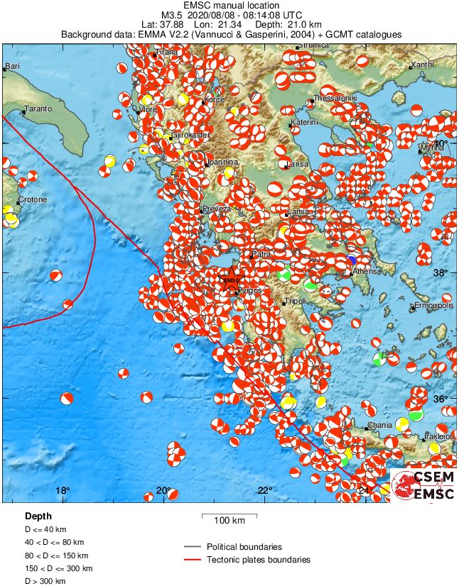 Regional moment Tensor
