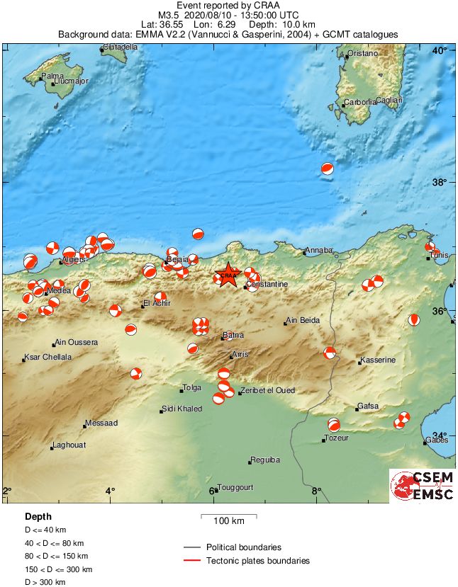 Regional moment Tensor