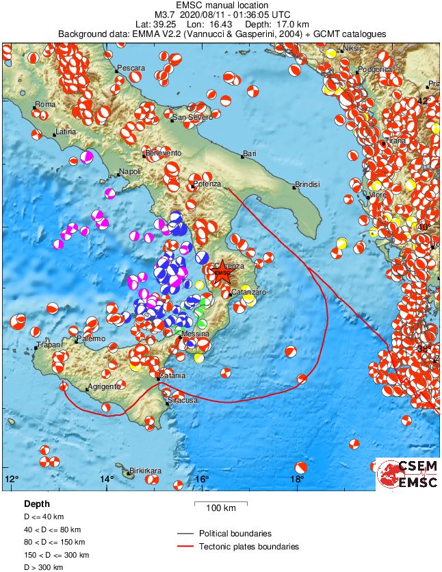 Regional moment Tensor