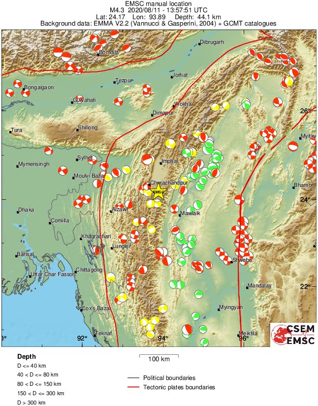 Regional moment Tensor