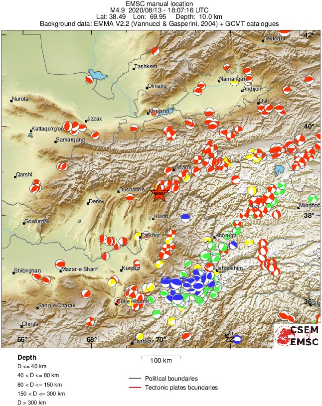 Regional moment Tensor