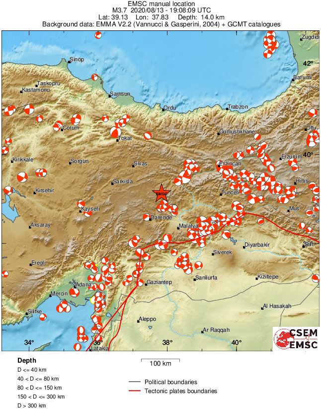 Regional moment Tensor