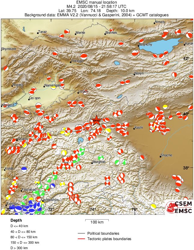 Regional moment Tensor