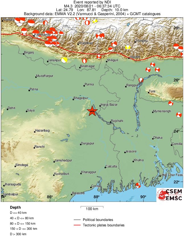 Regional moment Tensor