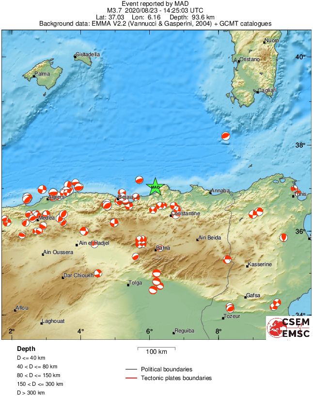 Regional moment Tensor