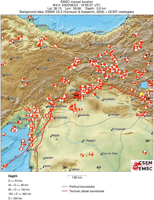 Regional moment Tensor