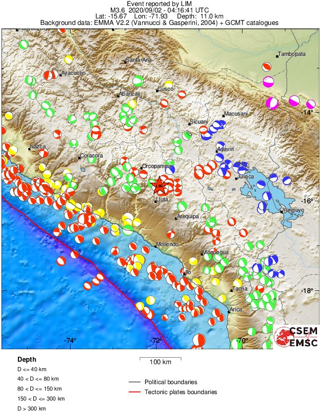 Regional moment Tensor