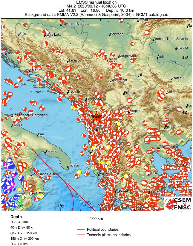 Regional moment Tensor