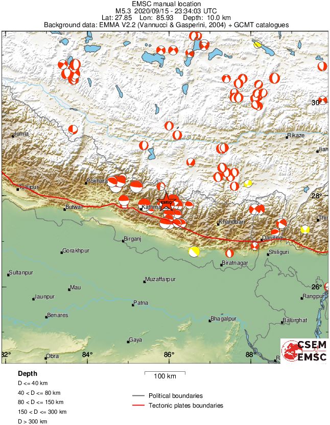 Regional moment Tensor