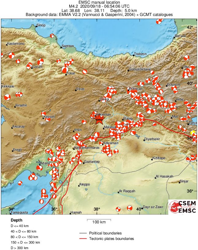 Regional moment Tensor