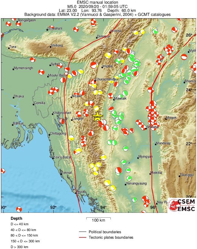 Regional moment Tensor