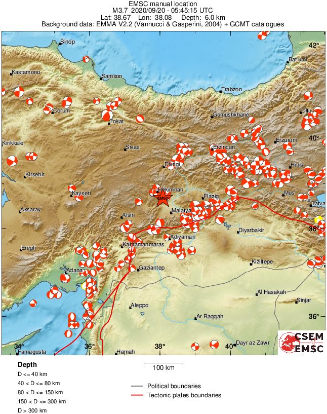 Regional moment Tensor