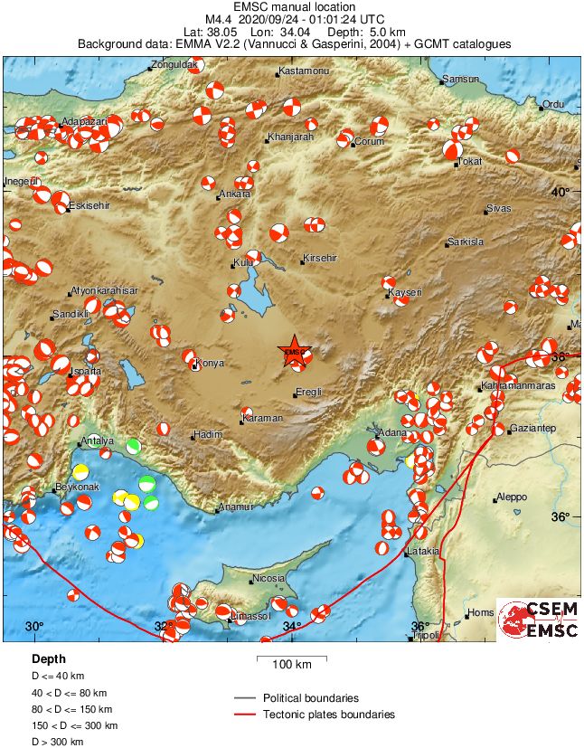 Regional moment Tensor