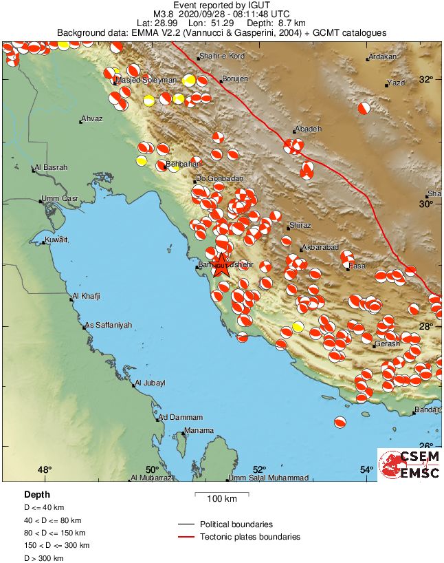 Regional moment Tensor