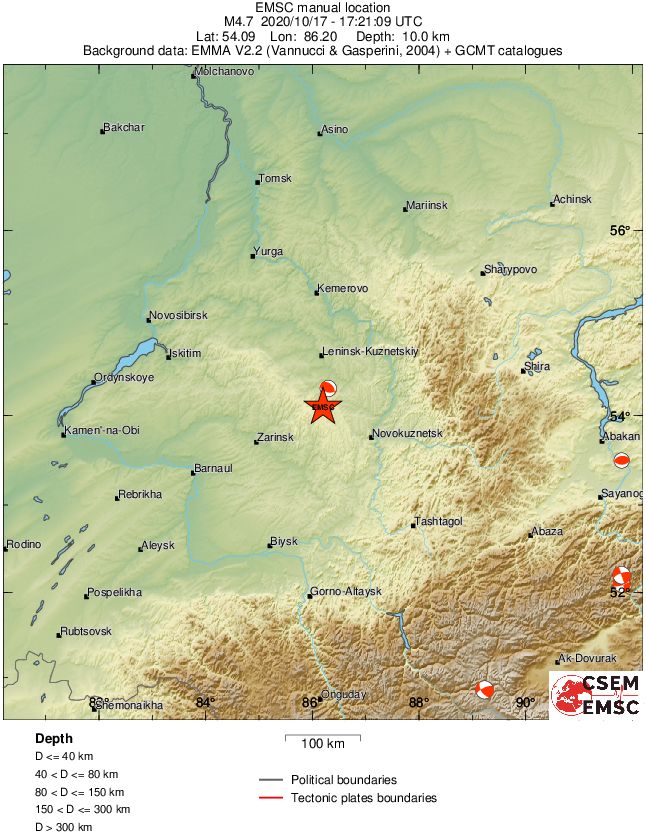 Regional moment Tensor