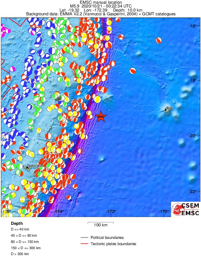 Regional moment Tensor