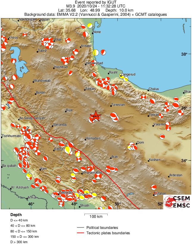 Regional moment Tensor