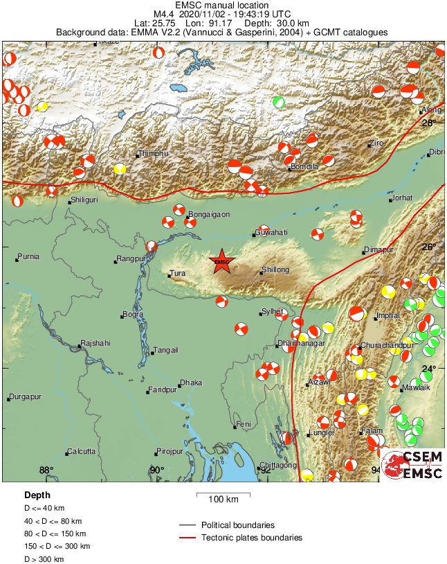 Regional moment Tensor